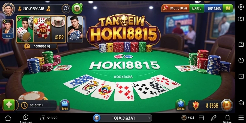 Tampilan menarik dalam permainan Poker HOKI8815