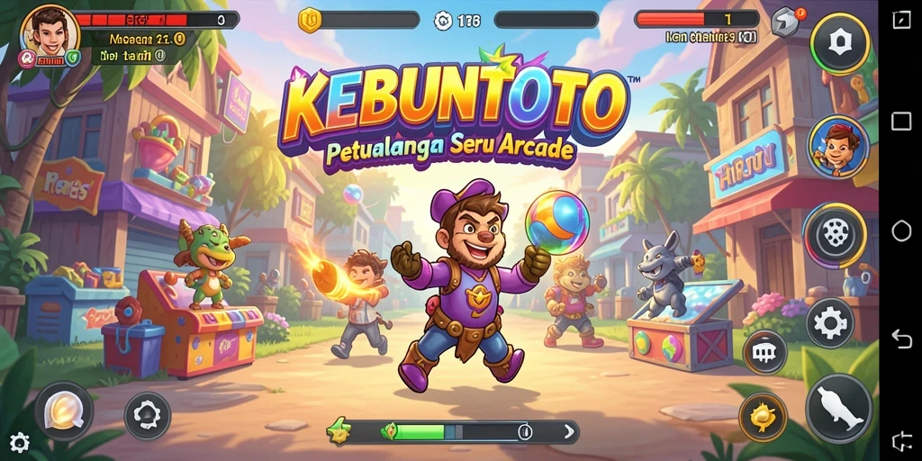Tampilan gameplay KEBUNTOTO yang seru dan menarik.