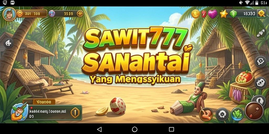 Screenshot gameplay seru dari SAWIT777 dengan aksi menegangkan.